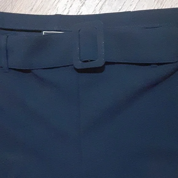 Navy High Waist Shorts - Picture 2 of 8